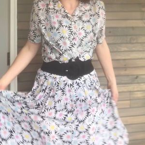 Vintage daisy outfit (2 pc)